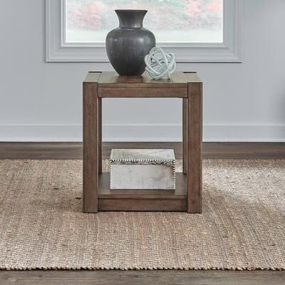 Liberty Furniture Broadmore Rectangular Cocktail Table - Brown Birch Wood