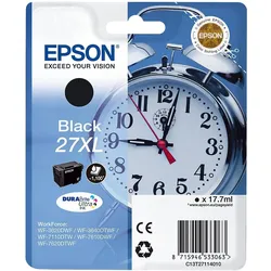 Epson, Druckerpatrone, 27XL DuraBrite Ultra (BK)