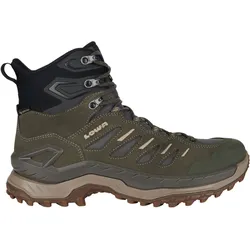 Lowa, Herren, Wanderschuhe, Innovo GTX Mid (46), Grün, Grau