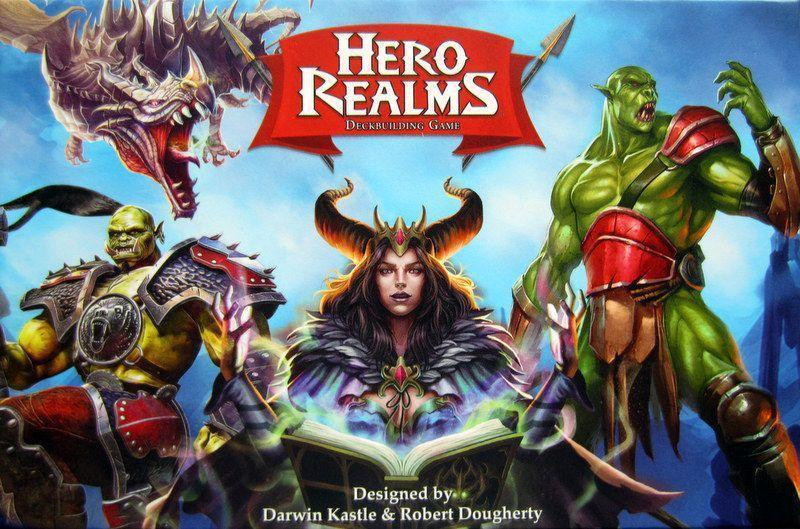 Hero Realms Deckbuilding Card Game van White Wizard Games, Goud, B: 7,62 cm, D: 2,54 cm, H: 21,59 cm