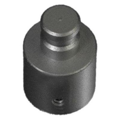 Trägerverlängerung LIEDECO, grau (aluminiumfarben), Ø:2cm, Gardinenstangenhalterungen, für Gardinenstangen Ø 20 mm