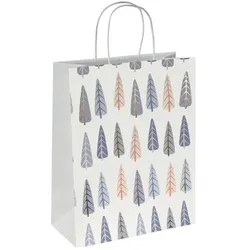 5x Sigel, Geschenkverpackung, Geschenktasche Large 260x330x120mm Pine trees