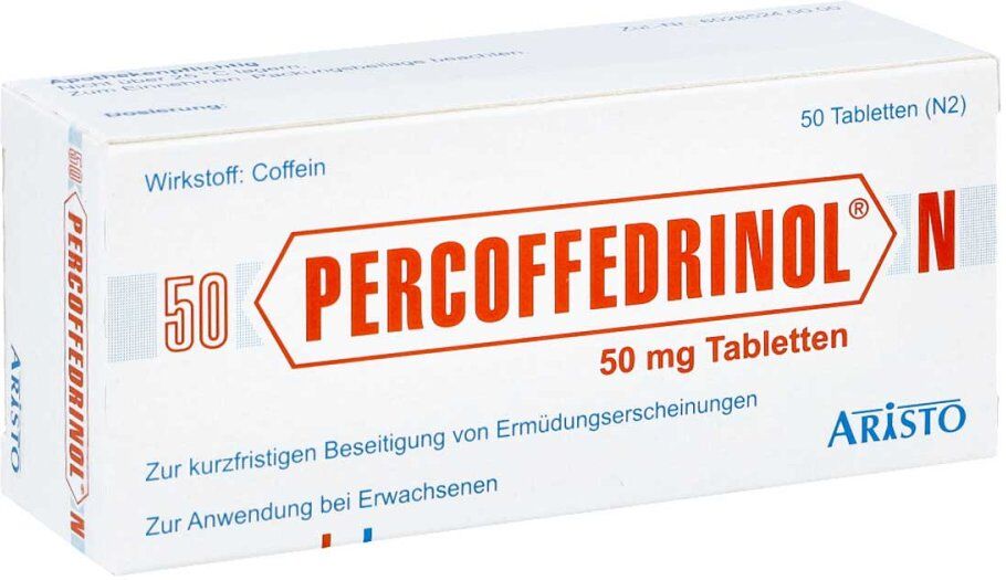 Percoffedrinol N 50mg 50stk