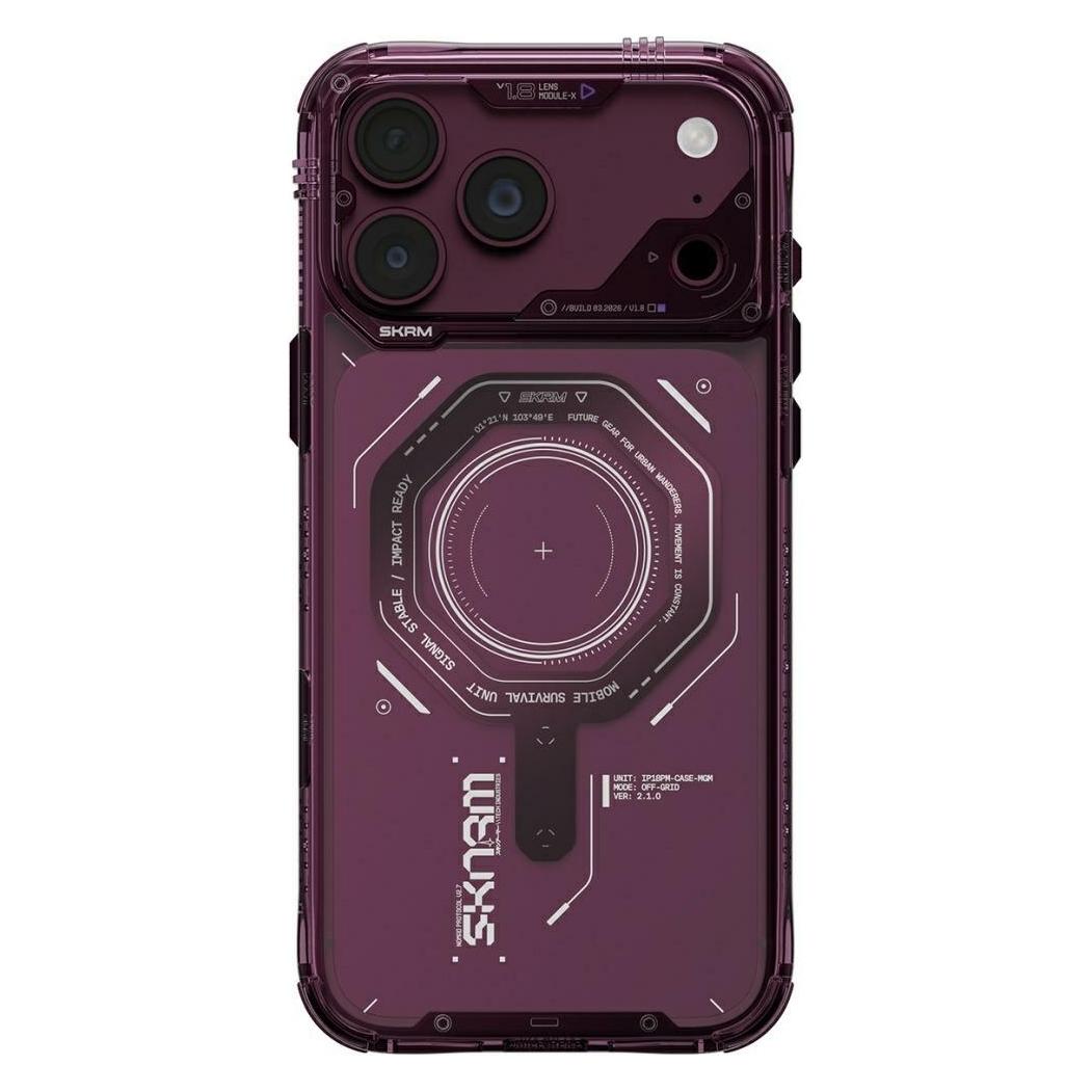 Skinarma Case Magma MagSafe for iPhone 18 Pro Max / 17 Pro Max burgundy (Apple iPhone 17 Pro Max, Apple iPhone 18 Pro Max) (76699829)
