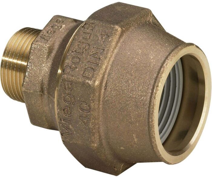 Viega Maxiplex Verschraubung 274160 Ø 32 mm x R 1, Rotguss, Verschraubung