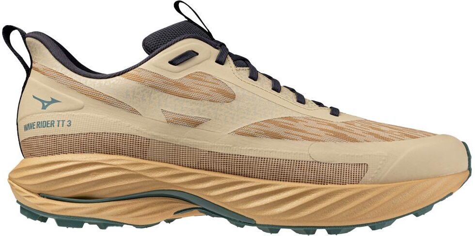 Mizuno  - Wave Rider TT 3 Curds&Whey Summer Sand North Atlantic - 7.5 - Chaussures Gravel Running
