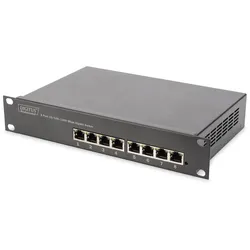 DIGITUS Gigabit Ethernet Switch 8-Port, 10 Zoll, unmanaged RJ-45