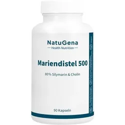 MARIENDISTEL 500 Silymarin & Cholin vegan Kapseln 90 St
