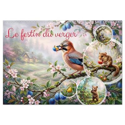 Le festin du verger (Calendrier mural 2027 DIN A3 vertical), CALVENDO calendrier mensuel