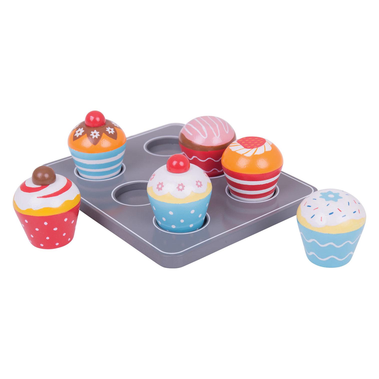 Bigjigs Holz Muffinset (BJ465)