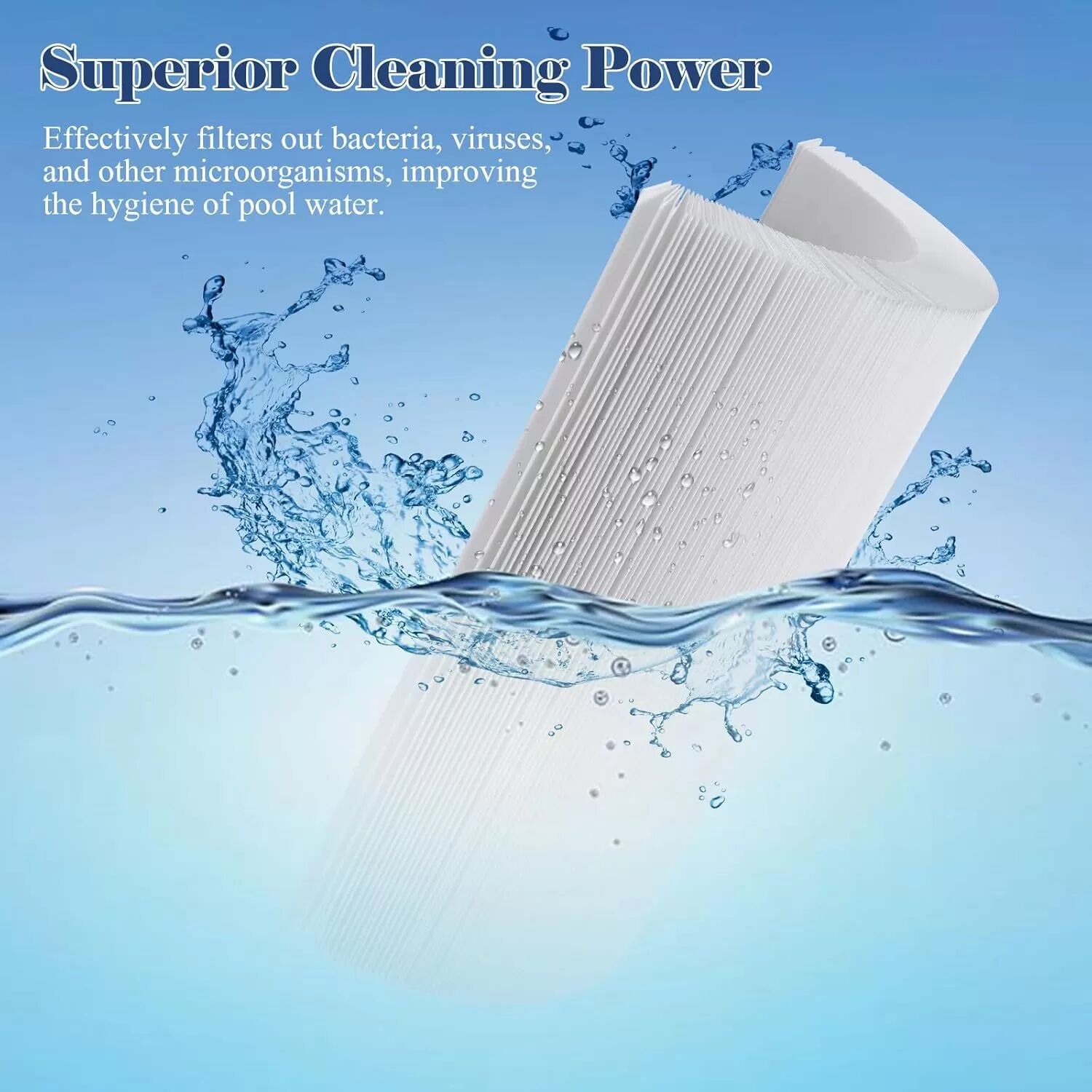 INF Face de filtre blanche pour spas Bullfrog séries M, Swim et A