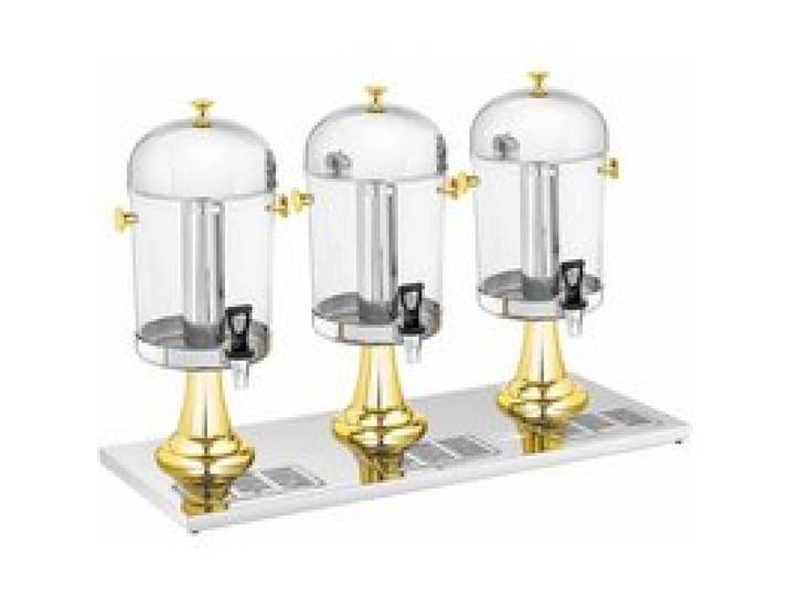 Distributeur de boissons Royal Catering RCSD-3G - Volume 3 x 8 l - Récipients diamètre 22cm - Plastique & Inox
