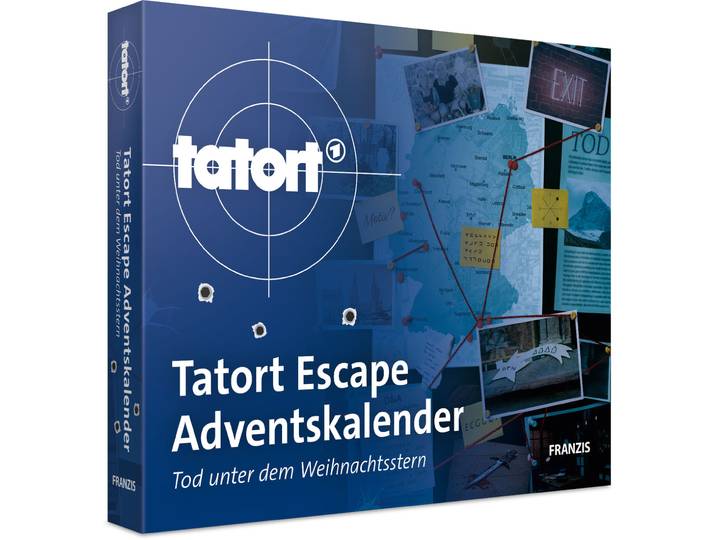 Tatort Escape Adventskalender - Tod unter dem Weihnachtsstern, für 1-4 Personen