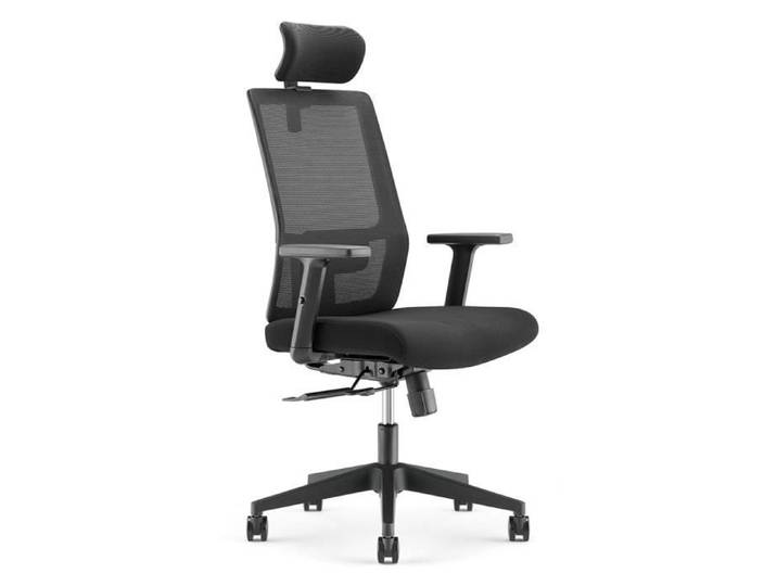 Fauteuil de bureau waytex Appui-tête et Accoudoirs réglables Basculant synchrone Translation d'assise et Soutien lombaire