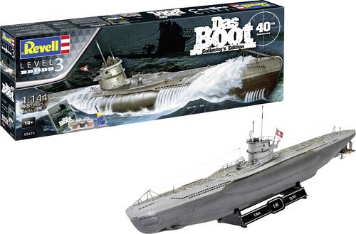 Revell 05675 RV 1:144 Das Boot Collector's Edition - 40th Anniversary Schiffsmodell Bausatz 1:144