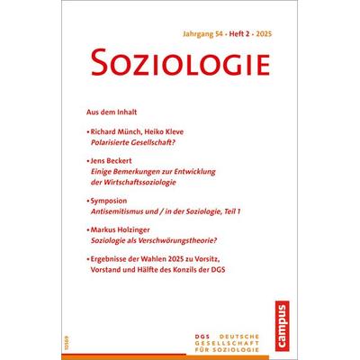 Soziologie 2/2025, Taschenbuch von , Campus