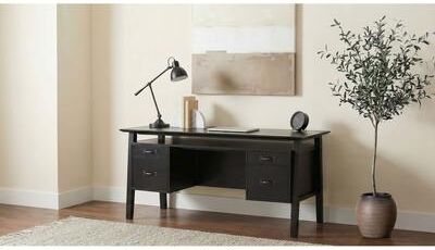 Coaster Goodson 64-inch 4-drawer Double Pedestal Computer Desk