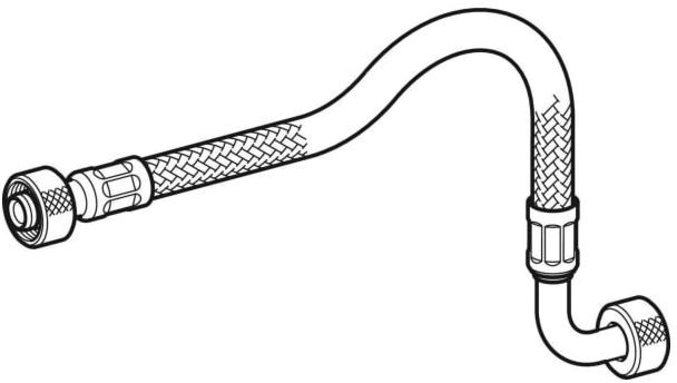 Geberit Panzerschlauch 243175001 zu Sigma UP-SPK 8 cm