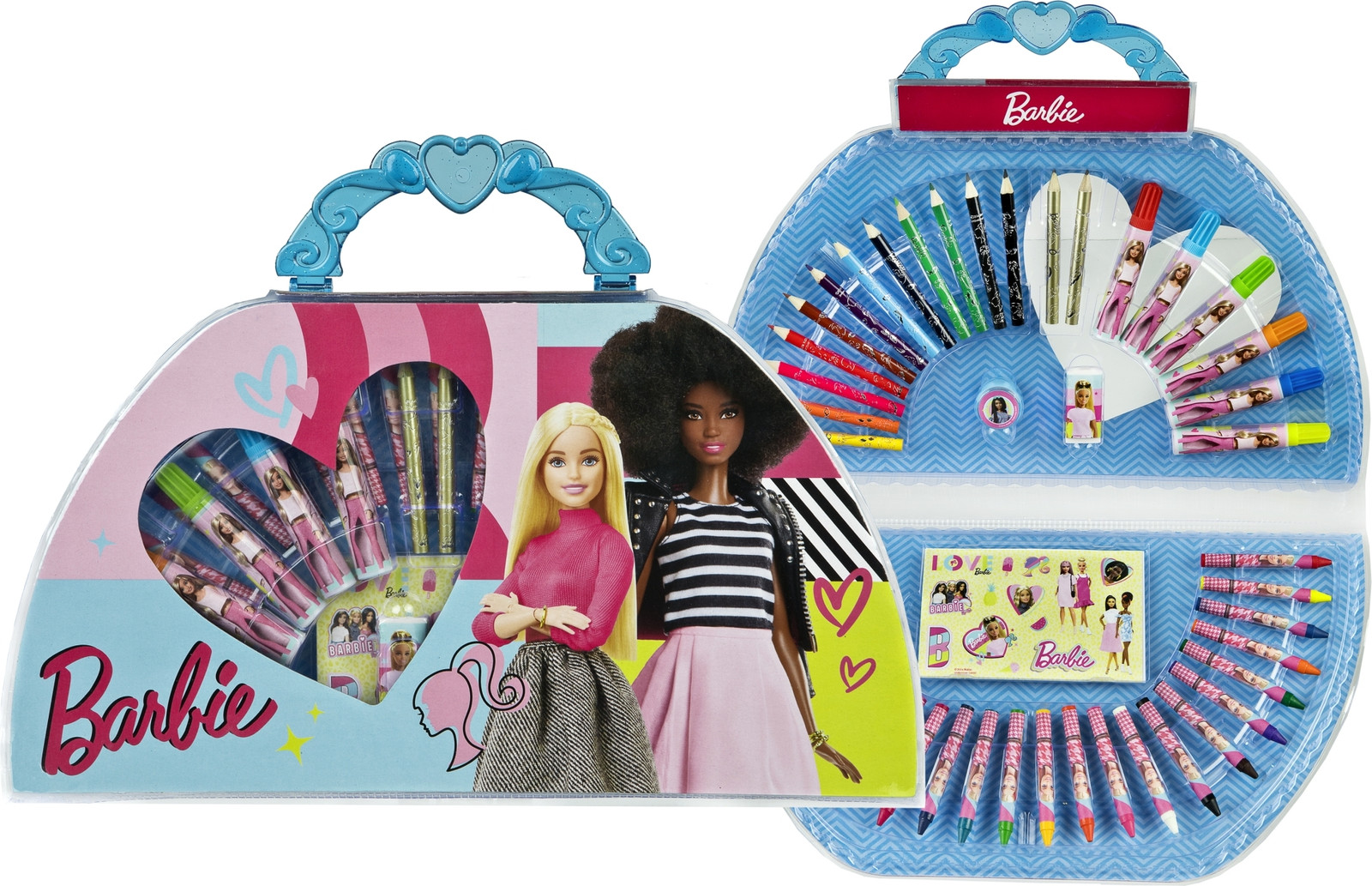 Undercover Barbie Hard Etui Meerkleurig met Afbeelding Meisje 51 stuks