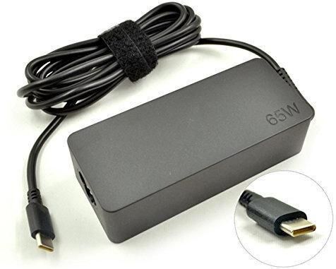 Lenovo 65W USB-C AC Adapter (20V 3.25A), Black