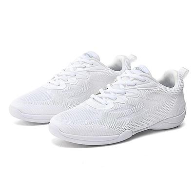 weiße Tanz-Sneaker für Damen – leichte, atmungsaktive Performance-Schuhe für Jazz, Hip-Hop, Cheerleading und Fitness