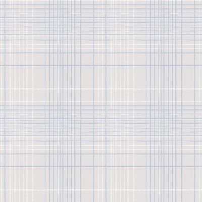 Galerie Wallcoverings Deauville 2 Nautical Sea Plaid Non-woven Matte Wallpaper Roll
