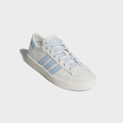 Sneaker ADIDAS SPORTSWEAR "JUMP HOOK LOW W", Damen, Gr. 41, blau (core weiß, clear sky, core weiß), Textil, Schuhe Sneaker