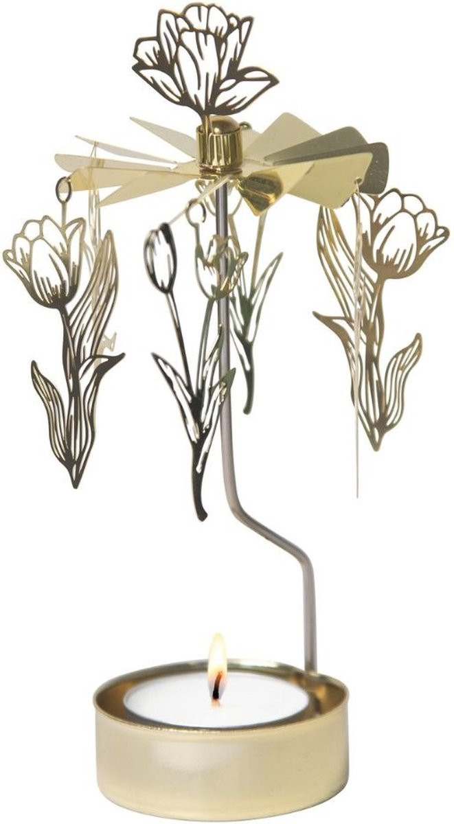 Tulpen rotary candle van Pluto Design voor adults