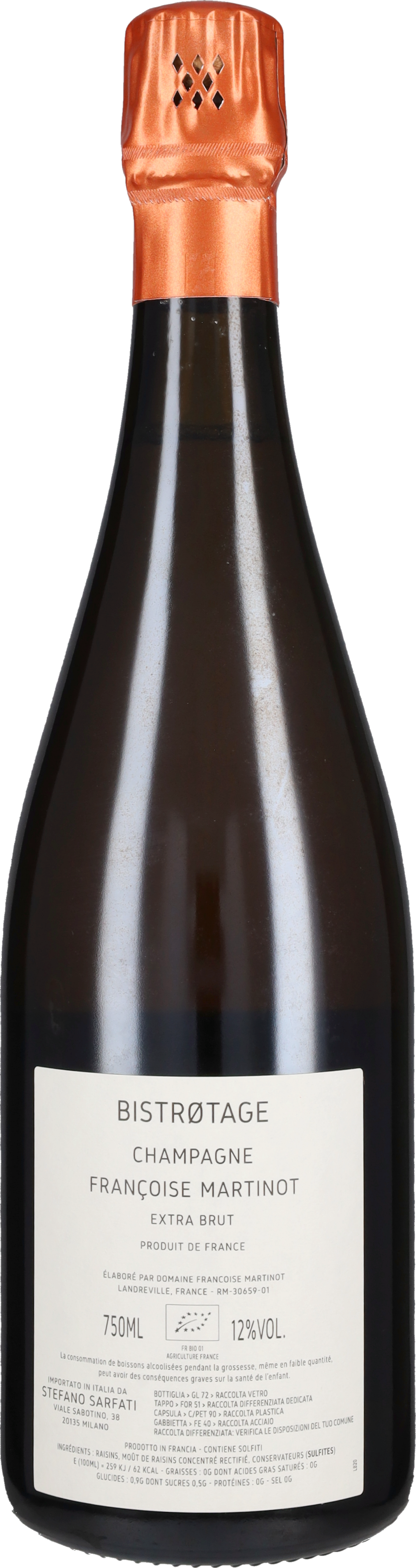 Charles Dufour Champagne Extra Brut Blanc de Noirs 'Bistrotage B.20'