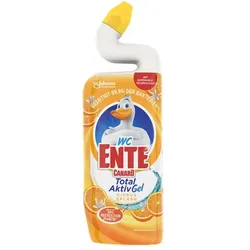 WC Ente Total Aktiv Gel Citrus Splash 750 ml bekämpft Kalk auch unter dem Rand, Duftsorte Citrus