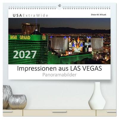 Impressionen aus LAS VEGAS (hochwertiger Premium Wandkalender 2027 DIN A2 quer), Kunstdruck in Hochglanz