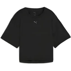 Puma, Damen, Sportshirt, W Cloudspun Relaxed Tee (S), Schwarz