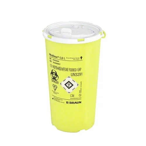 B.Braun SE Medibox Kanülensammler, Inhalt: 0,8 Ltr., 180 × 9,8 × 98 mm 9193424