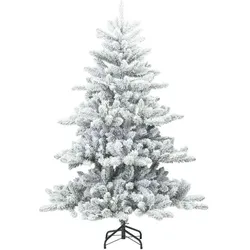 vidaXL, Weihnachtsbaum, Noelia (mit LEDs und Silberkugeln) (150 cm)