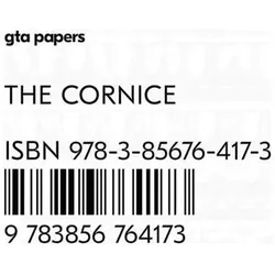 The Cornice, Fachbücher von Erik Wegerhoff, Maarten Delbeke