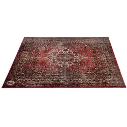 DRUMnBASE 185 x 160 cm Vintage Drum Mat Original Red - Drum Zubehör