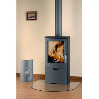 THORMAVYROBA Kaminofen FALUN 7,5 kW eisengr H/B/T: 1040/550/390 mm 08032225