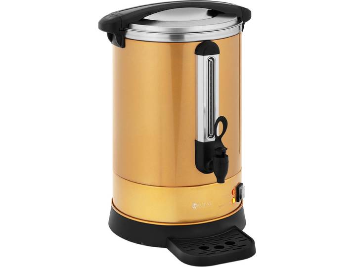 koffieapparaat - 14 L - goudkleurig - Royal Catering