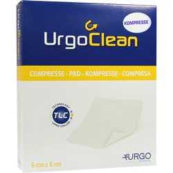 Urgoclean Kompresse 6x6cm 10 ST