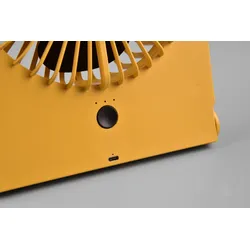 Trio R044-83 Breezy Tischventilator - IP20, 3 Geschwindigkeitsmodi, batteriebetrieben, USB-C Aufladung, gelb