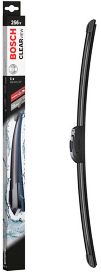 Escova limpa para-brisas Bosch clearview 256v