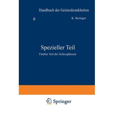Spezieller Teil, Taschenbuch von , Springer Berlin, 978-3-540-01162-0