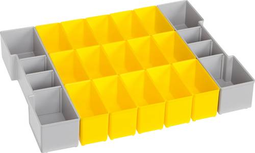 Einteilungsset L-BOXX B3 LB 102 B378xT313xH65mm gelb/grau