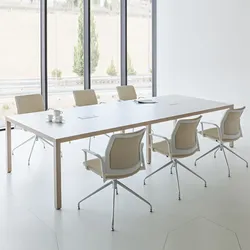 Konferenztisch 6 Personen 120 cm breit Prisso