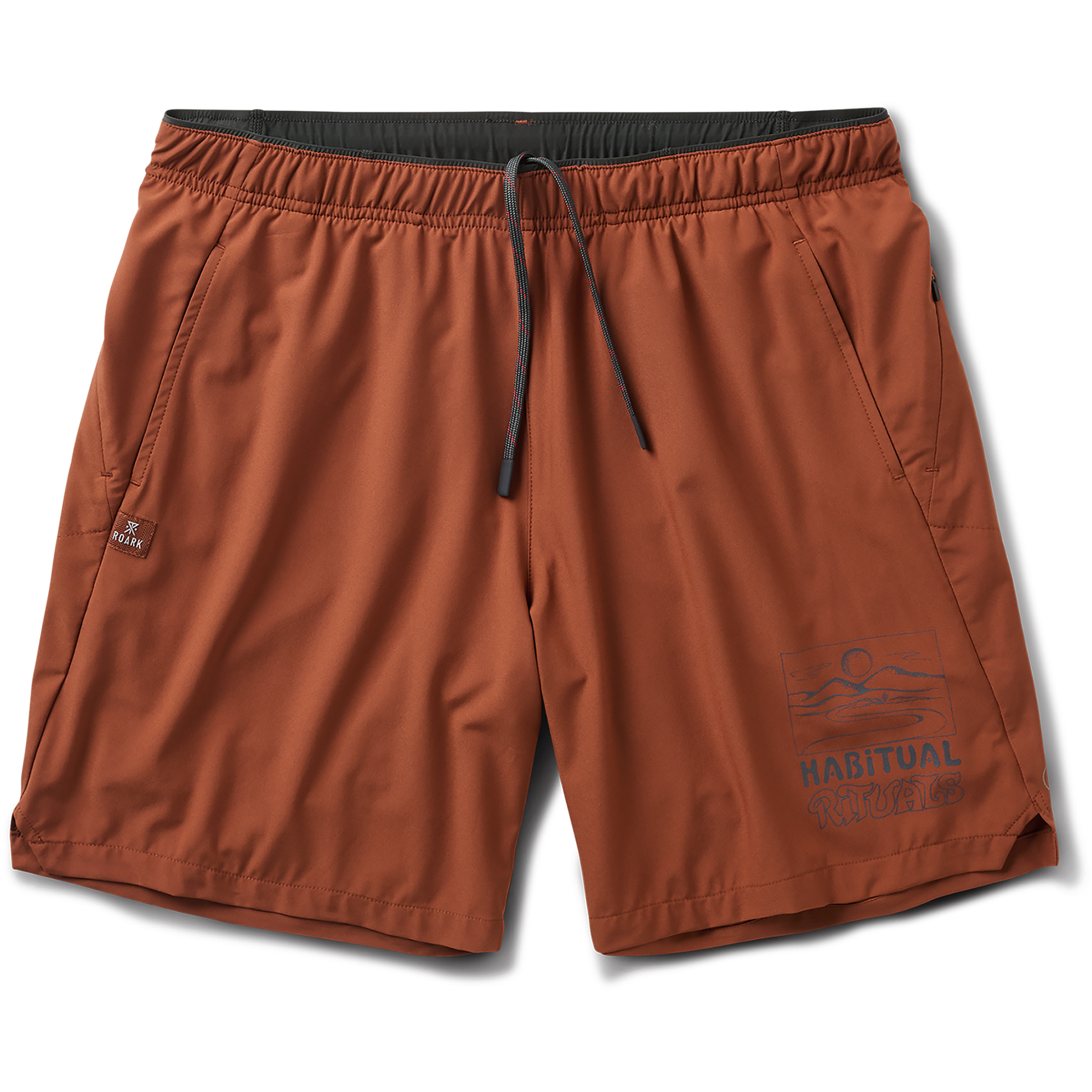 Roark Bommer 2.0 7" Herren Laufhose orange Größe XL Trailrunning | Laufen Wasserabweisend Wasserabweisend