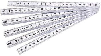 Metro snodabile Plastica PS 2m 10 snodi, compatto, leggero Personalizzate o neutre