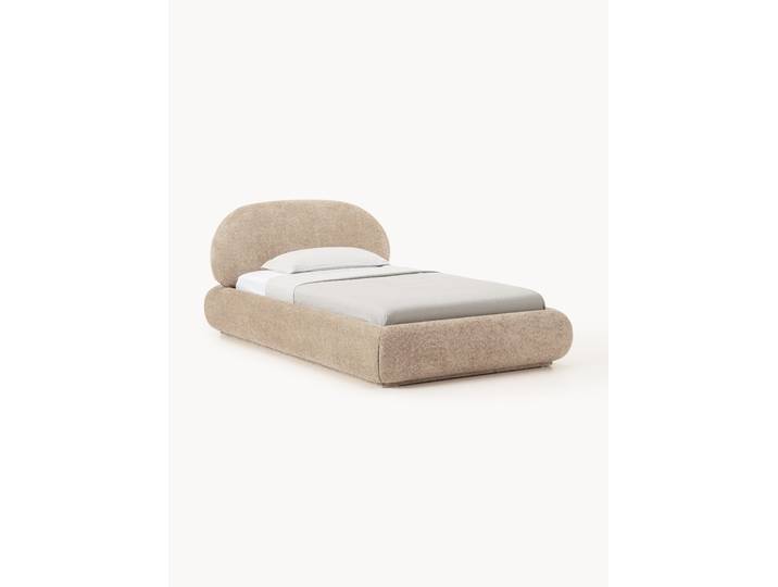 Teddy-Bouclé-Einzelbett Alba