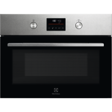 Electrolux KVLFE46X Backofen mit Mikrowelle 45cm Edelstahl 45Automatikprogramme EXPloreDisplay Versenkknebel