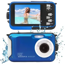 Easypix Aquapix W3027 Wave (8.15 mm, 5 Mpx), Kamera, Blau