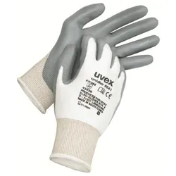 uvex Schnittschutzhandschuh unidur 6641 weiß/blau 10 - 6021010 - weiß/blau